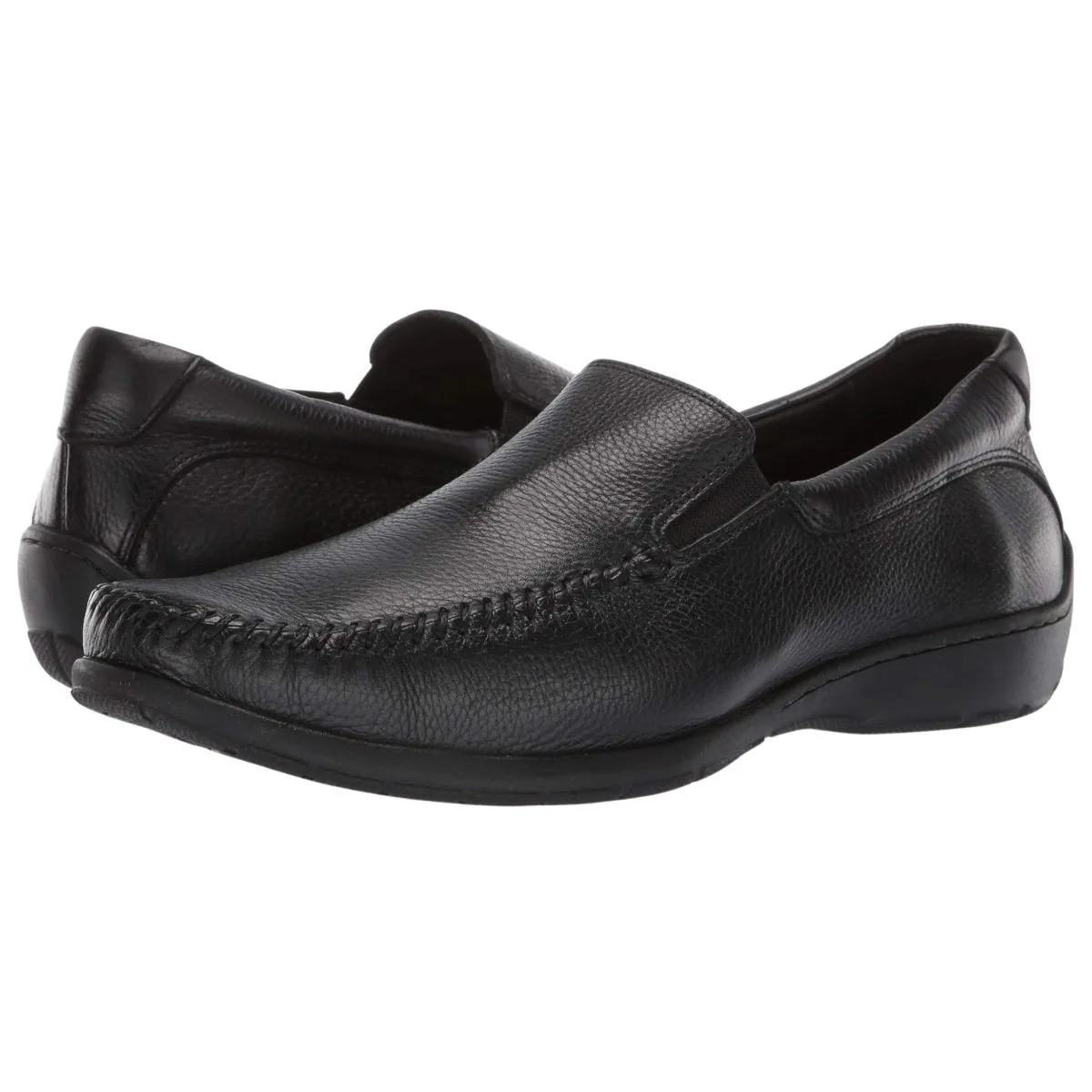 Johnston & Murphy Herren Crawfoord Venedig Schwarz Leder