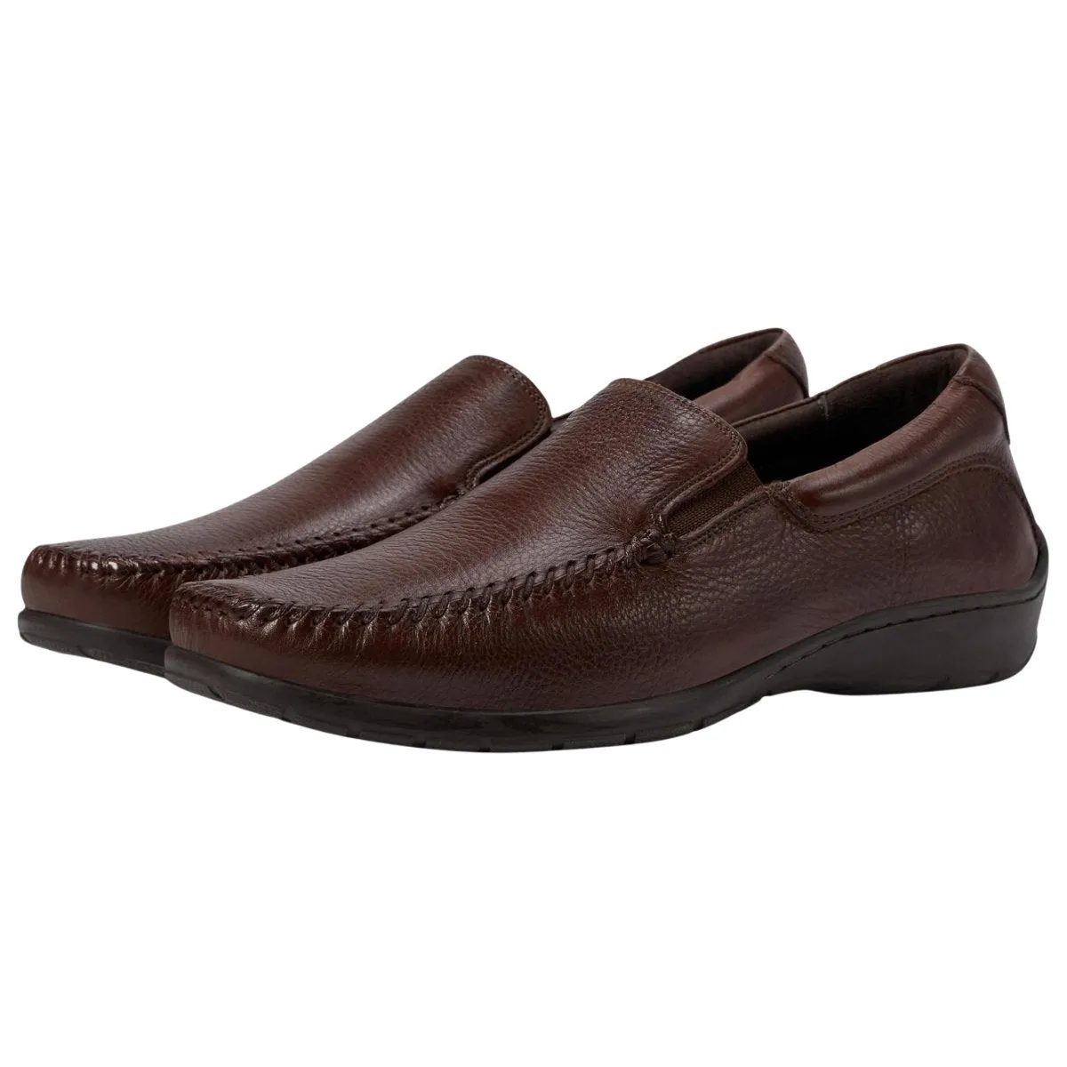 Johnston & Murphy Herren Crawfoord Venedig Mahagoni Leder