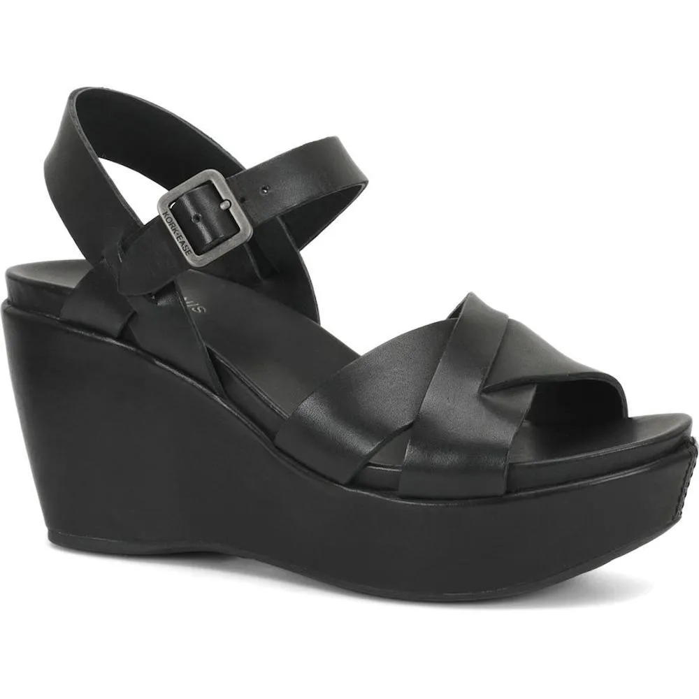 Kork Ease Damen Ava 2.0 Schwarz Leder
