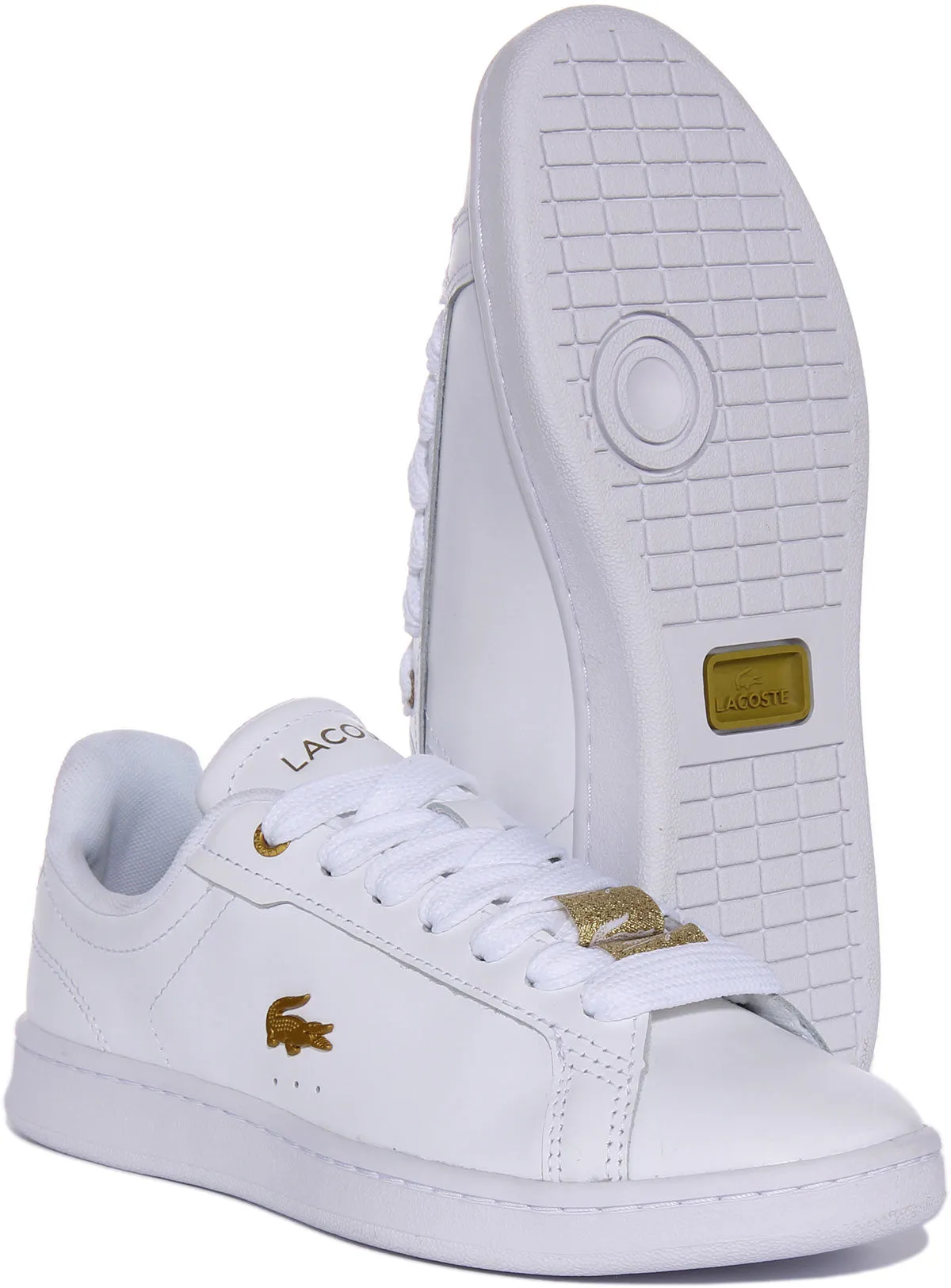 Lacoste Carnaby Pro In Weißgold Für Damen Schuhe Lacoste