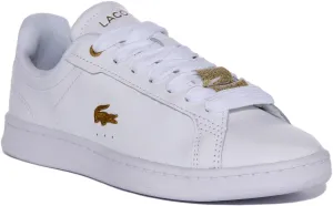Lacoste Carnaby Pro In Weißgold Für Damen Schuhe Lacoste
