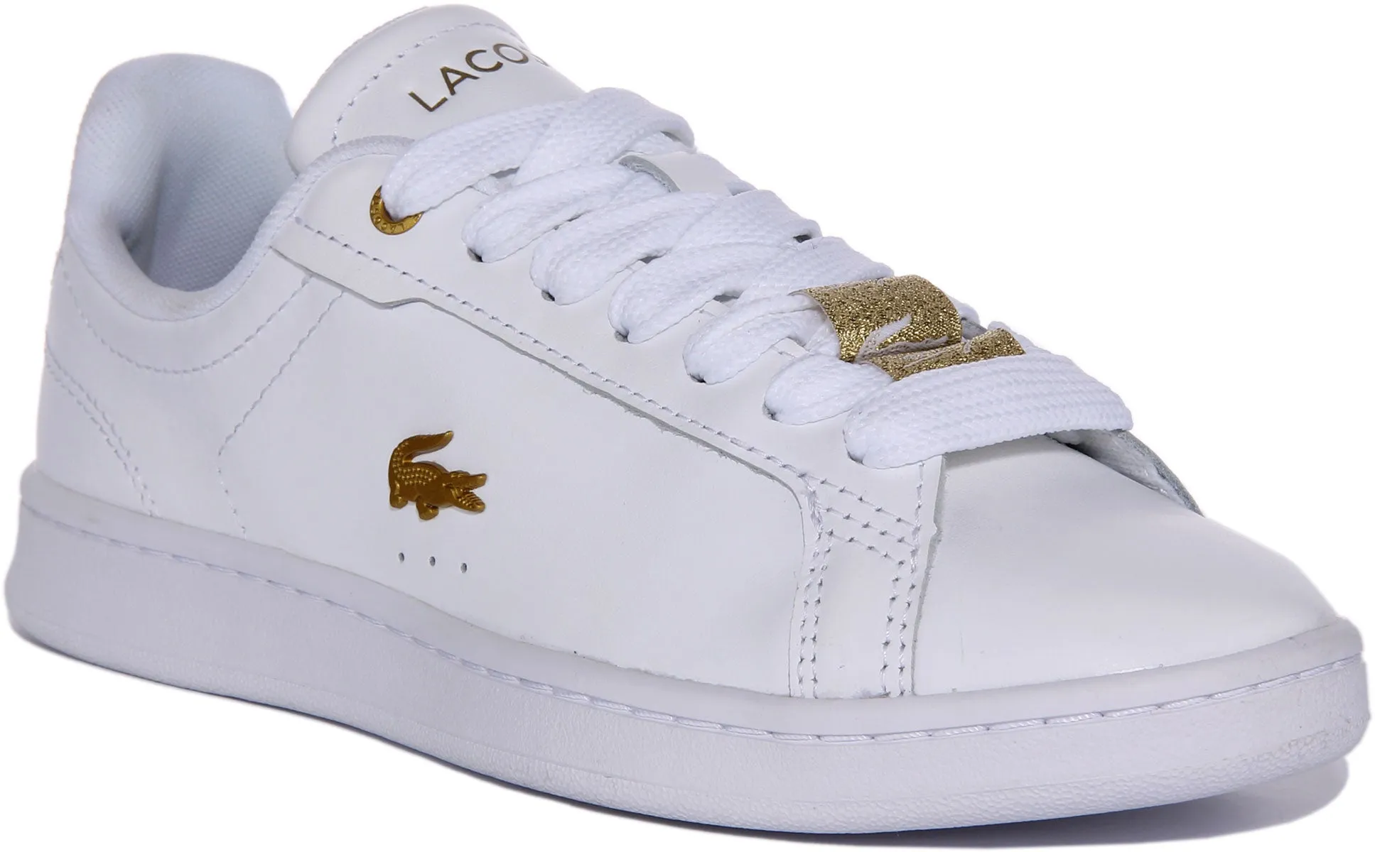 Lacoste Carnaby Pro In Weißgold Für Damen Schuhe Lacoste