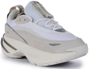 Lacoste Odyssa In Weiß Grau Damen Schuhe Lacoste