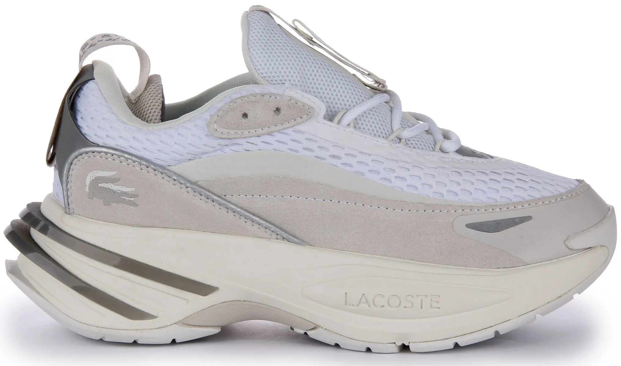 Lacoste Odyssa In Weiß Grau Damen Schuhe Lacoste