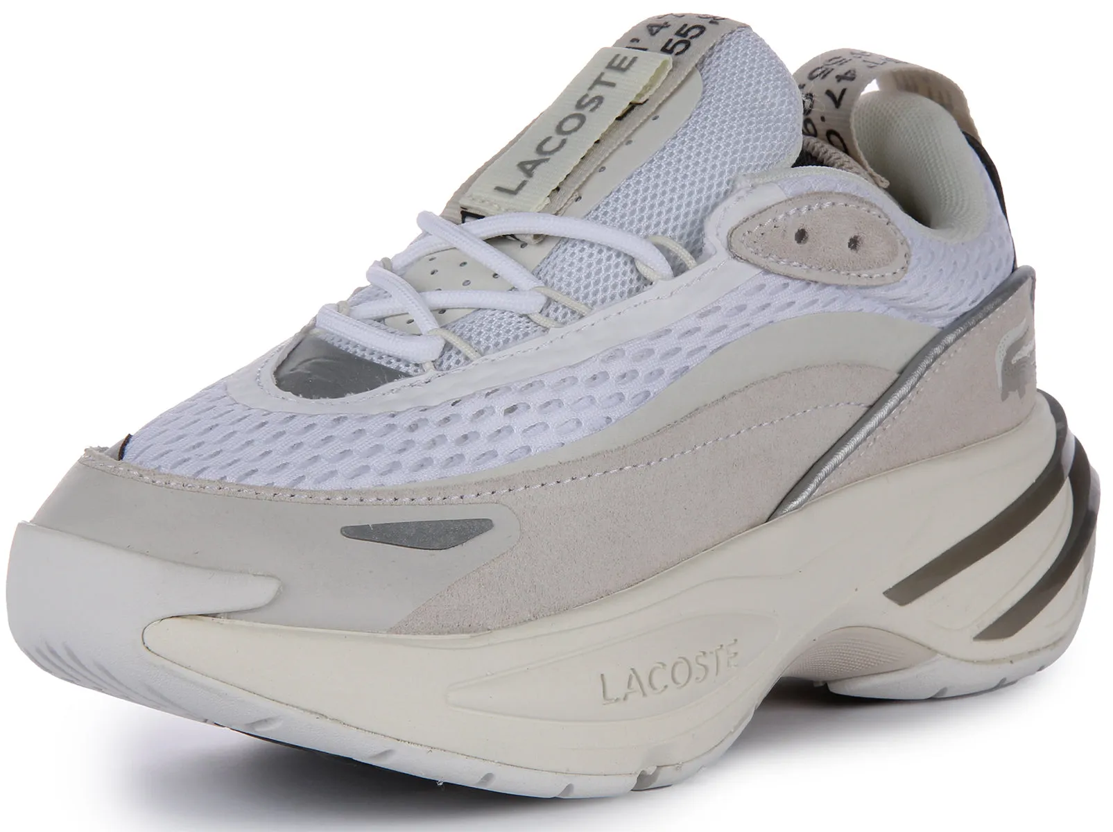 Lacoste Odyssa In Weiß Grau Damen Schuhe Lacoste