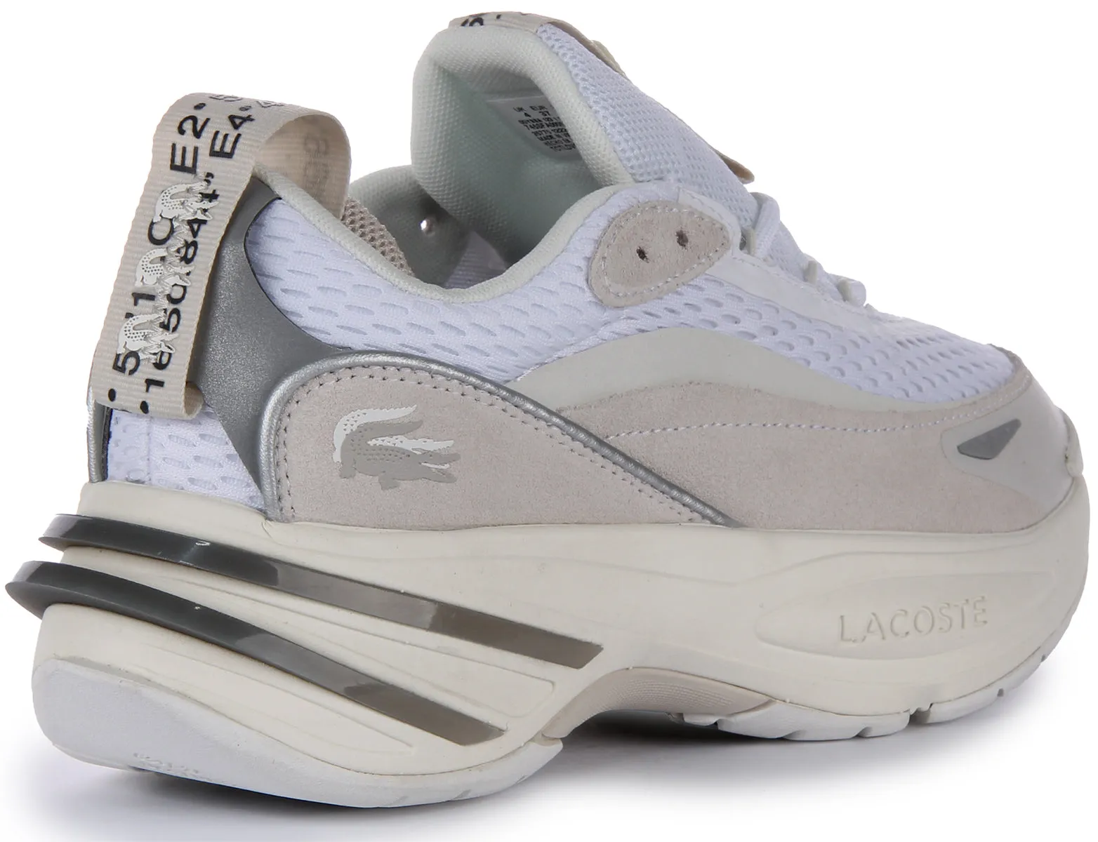 Lacoste Odyssa In Weiß Grau Damen Schuhe Lacoste