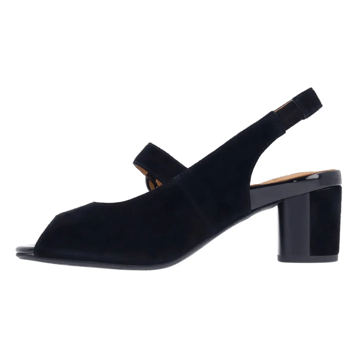 L'Amour Des Pieds Damen Merryn Schwarz Kinderwildleder