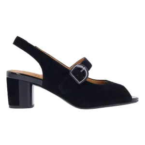L'Amour Des Pieds Damen Merryn Schwarz Kinderwildleder