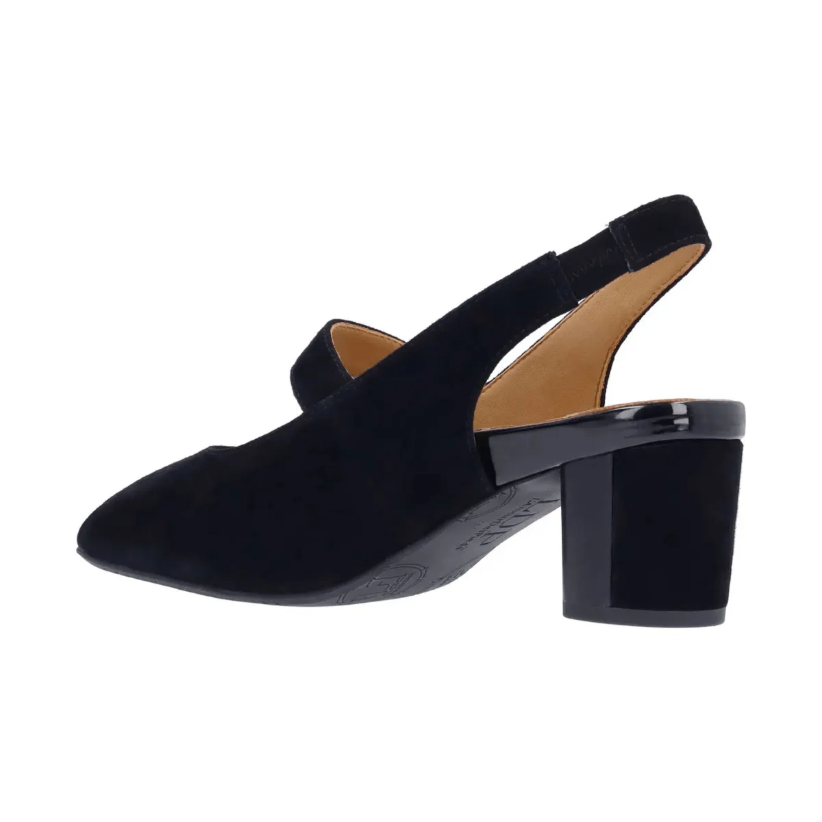 L'Amour Des Pieds Damen Merryn Schwarz Kinderwildleder