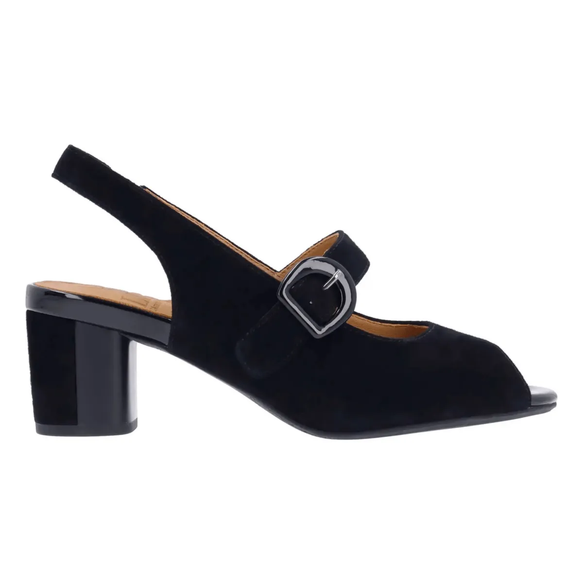 L'Amour Des Pieds Damen Merryn Schwarz Kinderwildleder
