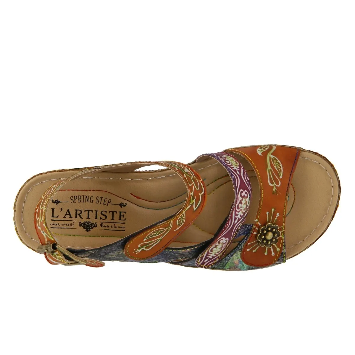 L'artiste von Spring Step Damen Sumacah Kamel Multi