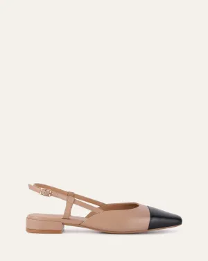 LEAH FLACHE SCHUHE BEIGE MULTI