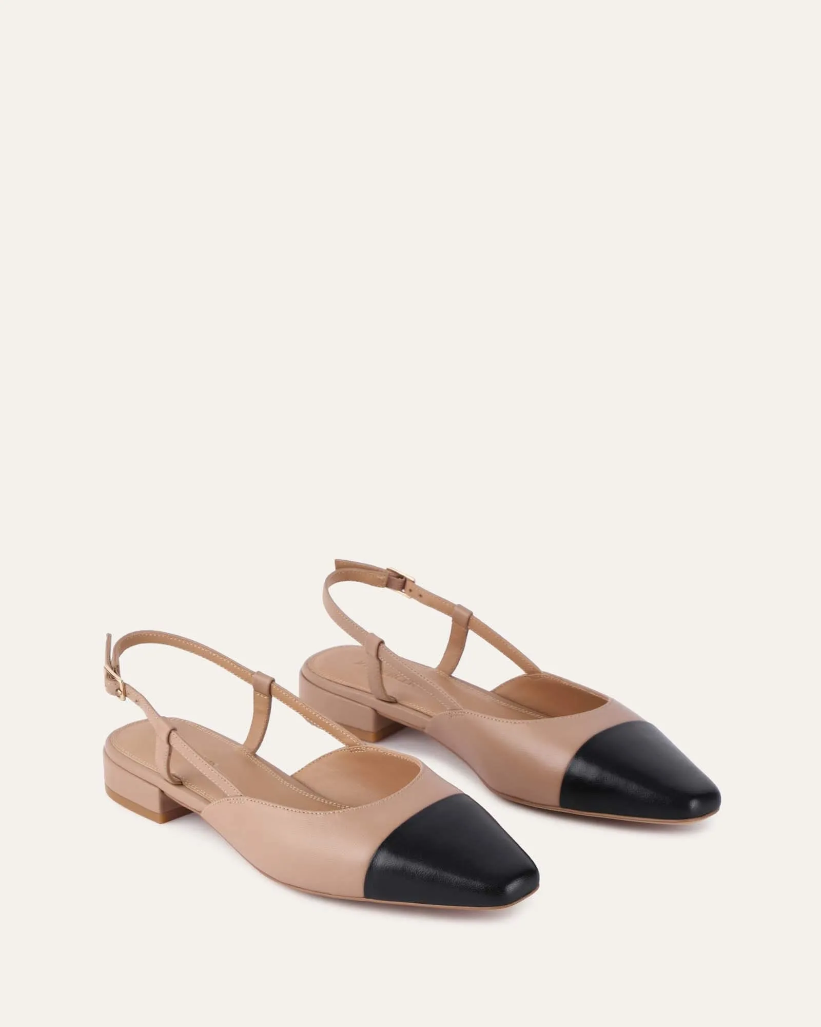 LEAH FLACHE SCHUHE BEIGE MULTI