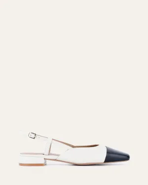 LEAH KLEID FLACHE SCHUHE OFF-WHITE MULTI