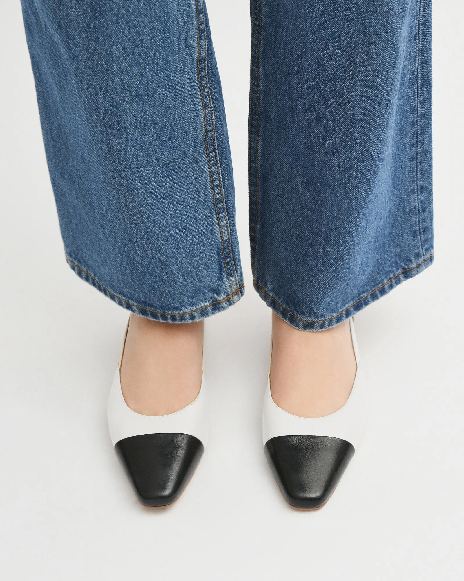 LEAH KLEID FLACHE SCHUHE OFF-WHITE MULTI