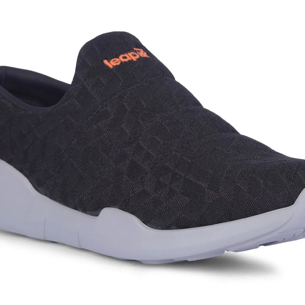 Leap7x Schwarze Schnürsenkellose Freizeitschuhe Für Damen AVILA-96 Von Liberty