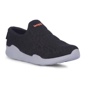 Leap7x Schwarze Schnürsenkellose Freizeitschuhe Für Damen AVILA-96 Von Liberty