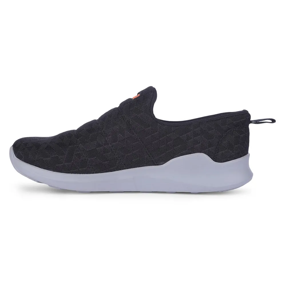 Leap7x Schwarze Schnürsenkellose Freizeitschuhe Für Damen AVILA-96 Von Liberty