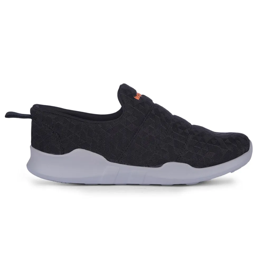 Leap7x Schwarze Schnürsenkellose Freizeitschuhe Für Damen AVILA-96 Von Liberty
