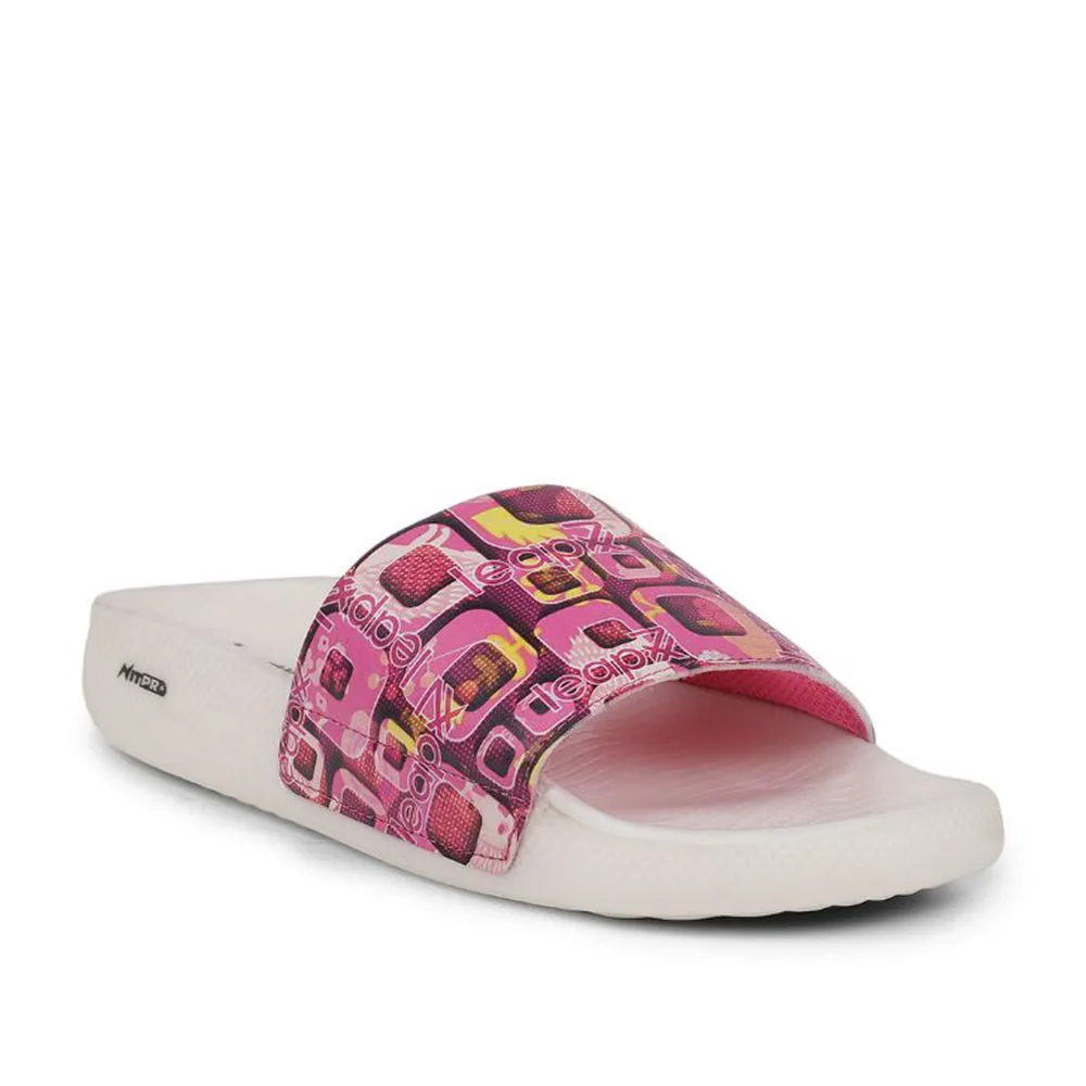 Leap7x Bequeme Rosa Slides Für Damen NITWALK-1L Von Liberty