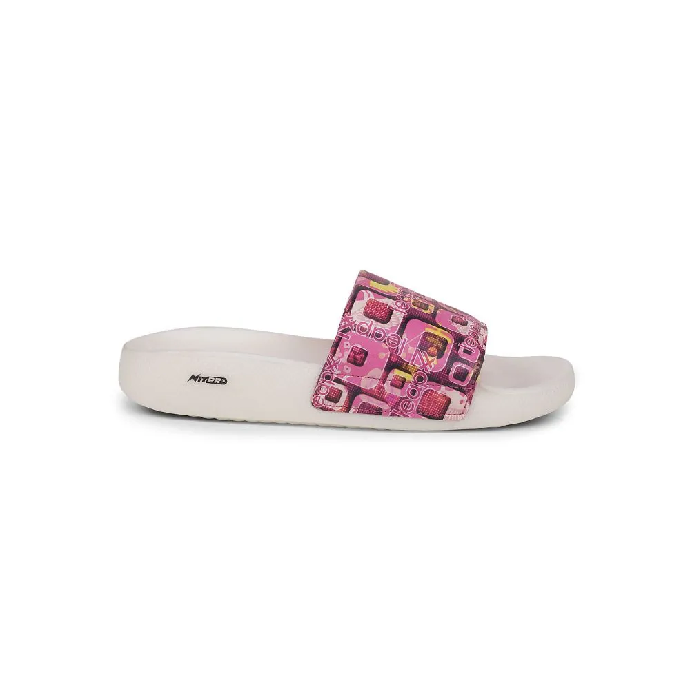 Leap7x Bequeme Rosa Slides Für Damen NITWALK-1L Von Liberty