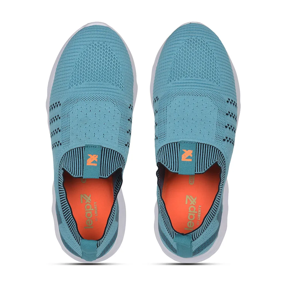 Leap7x Schnürsenkellose Grüne Freizeit-Slip-On Schuhe Für Damen LEWIS By Liberty