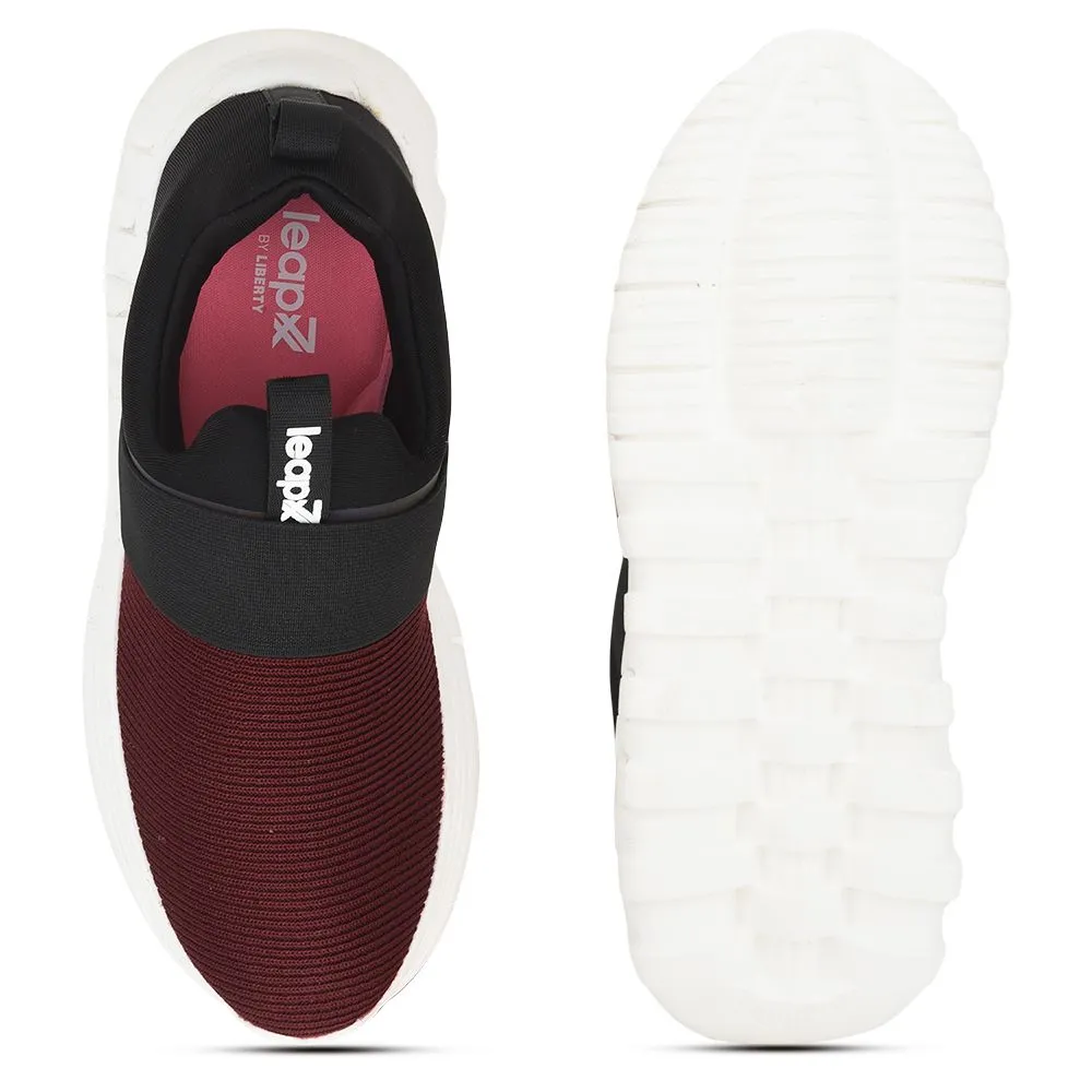 Leap7x Schnürsenkellose Kastanienbraune Bequeme Schlupfschuhe Für Damen MERCY By Liberty