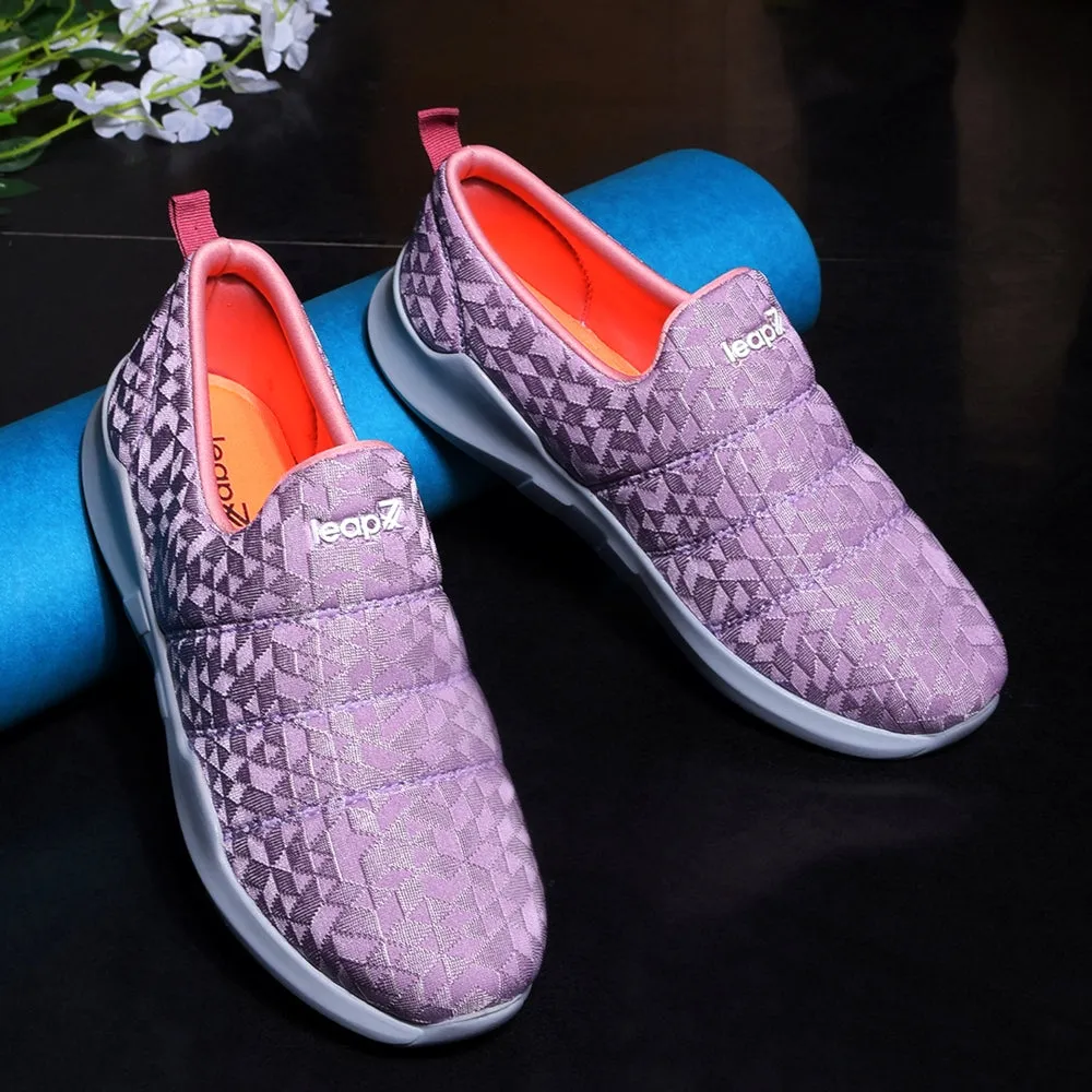 Leap7x Pink Schnürsenkellose Freizeitschuhe Für Damen AVILA-96 Von Liberty