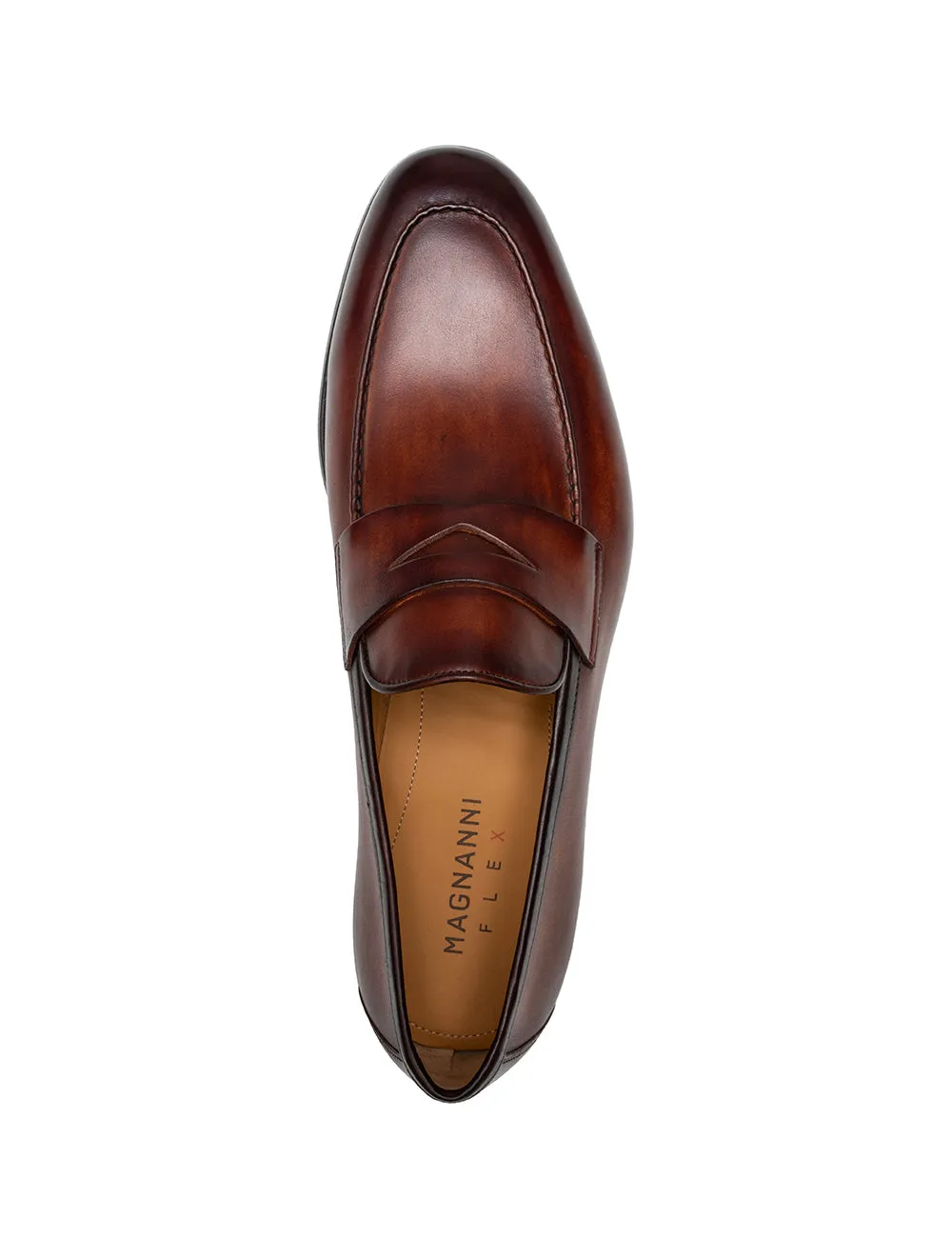 Leder Slip-On Loafer Cognac