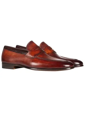Leder Slip-On Loafer Cognac