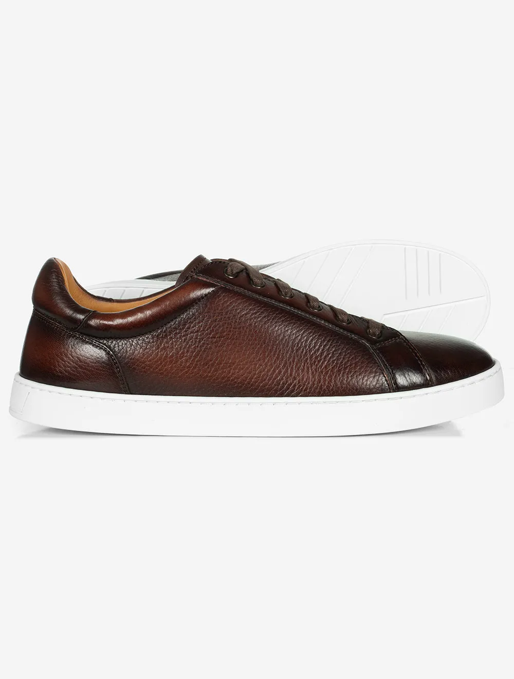Leve White Sole Sneaker Braun