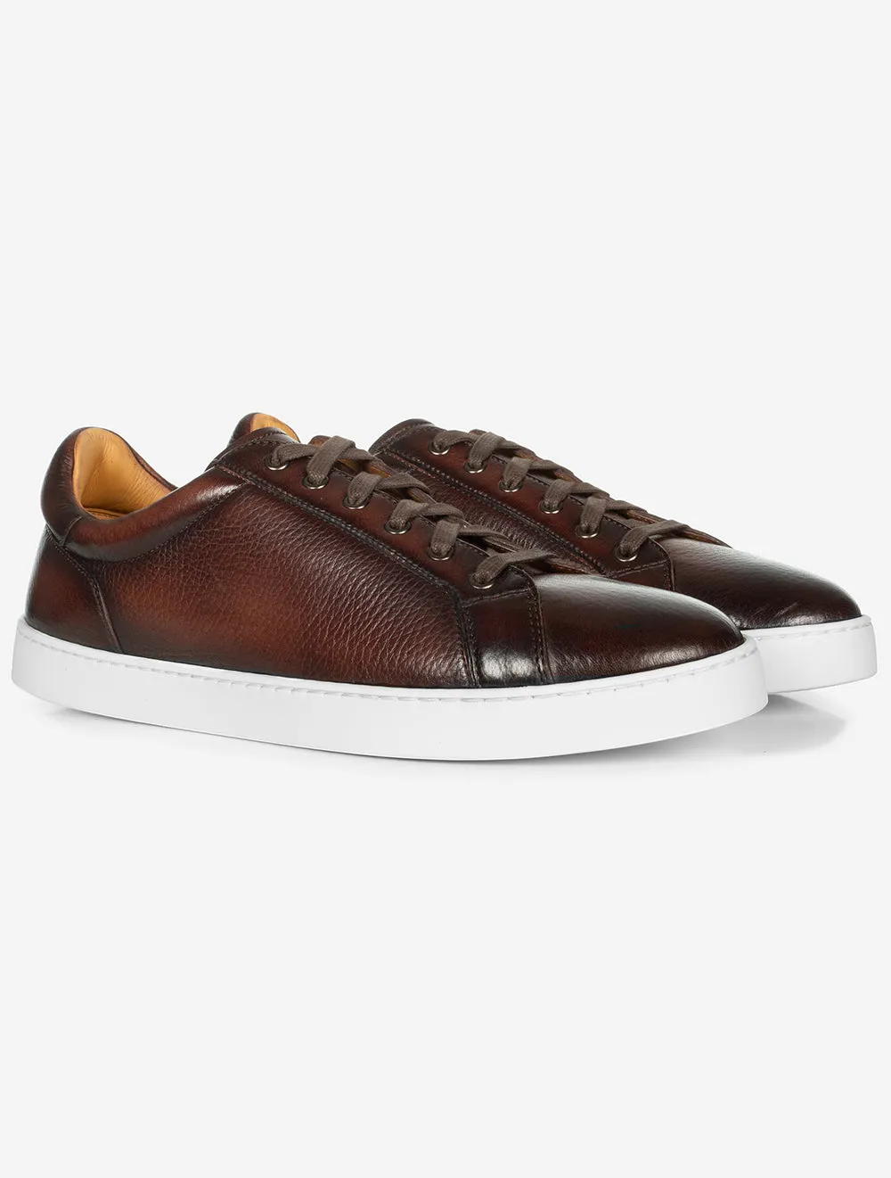 Leve White Sole Sneaker Braun