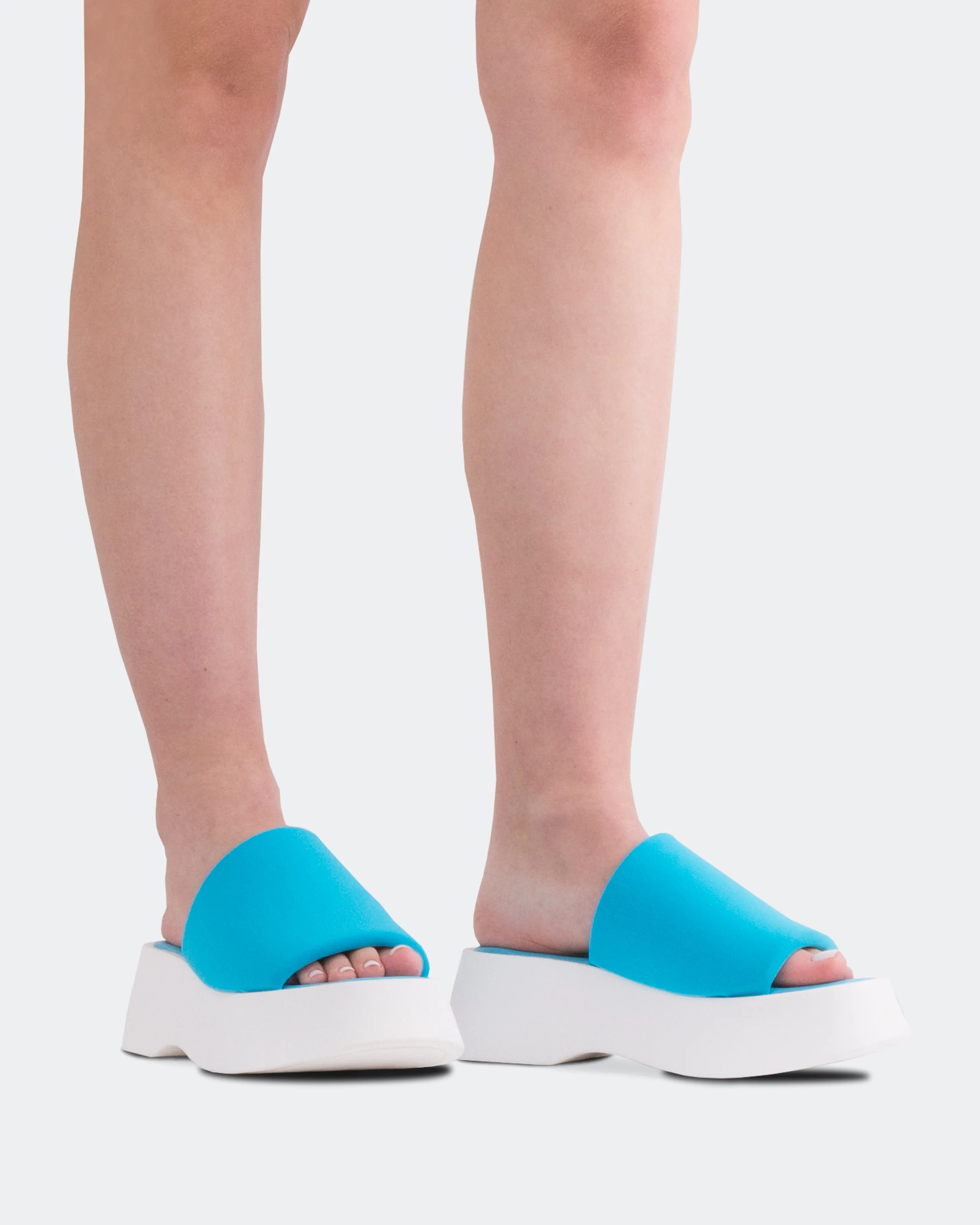 Liu Blaues Lycra