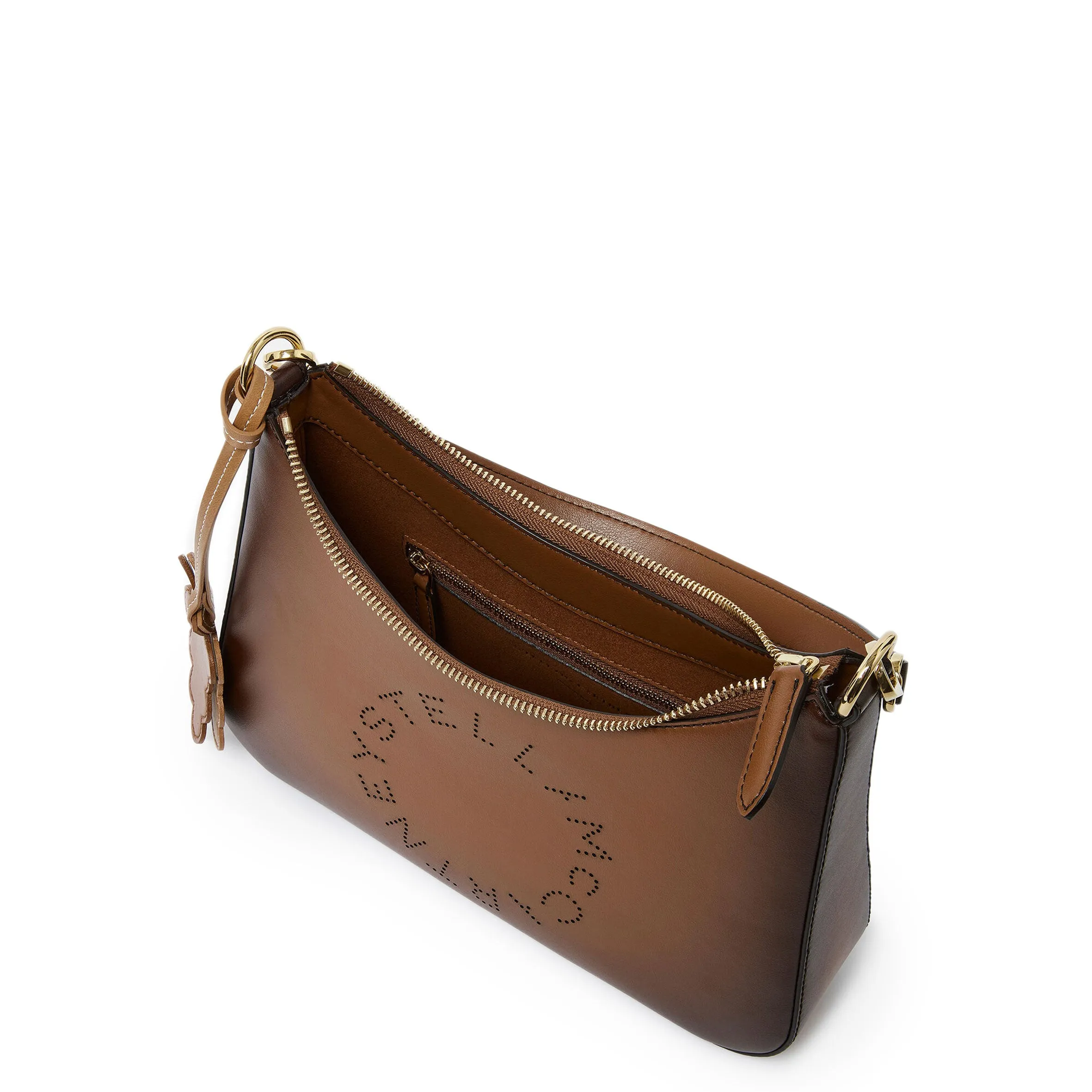 Logo Crossbody Schultertasche, Gealterter Brandy Taschen_Stella Mccartney_Taschen