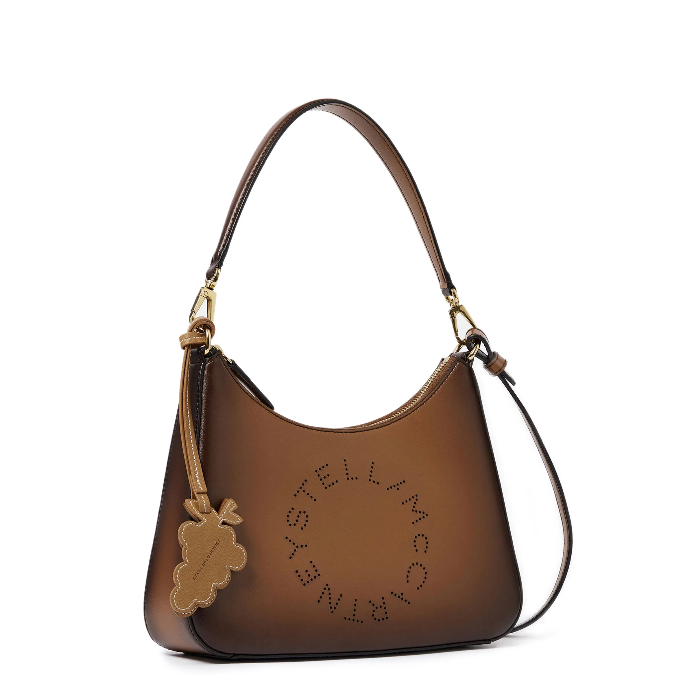 Logo Crossbody Schultertasche, Gealterter Brandy Taschen_Stella Mccartney_Taschen