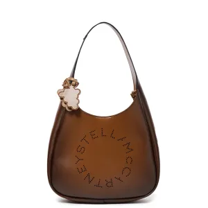 Logo Hobo Klein, Gealterter Cognac Taschen_Stella Mccartney_Taschen