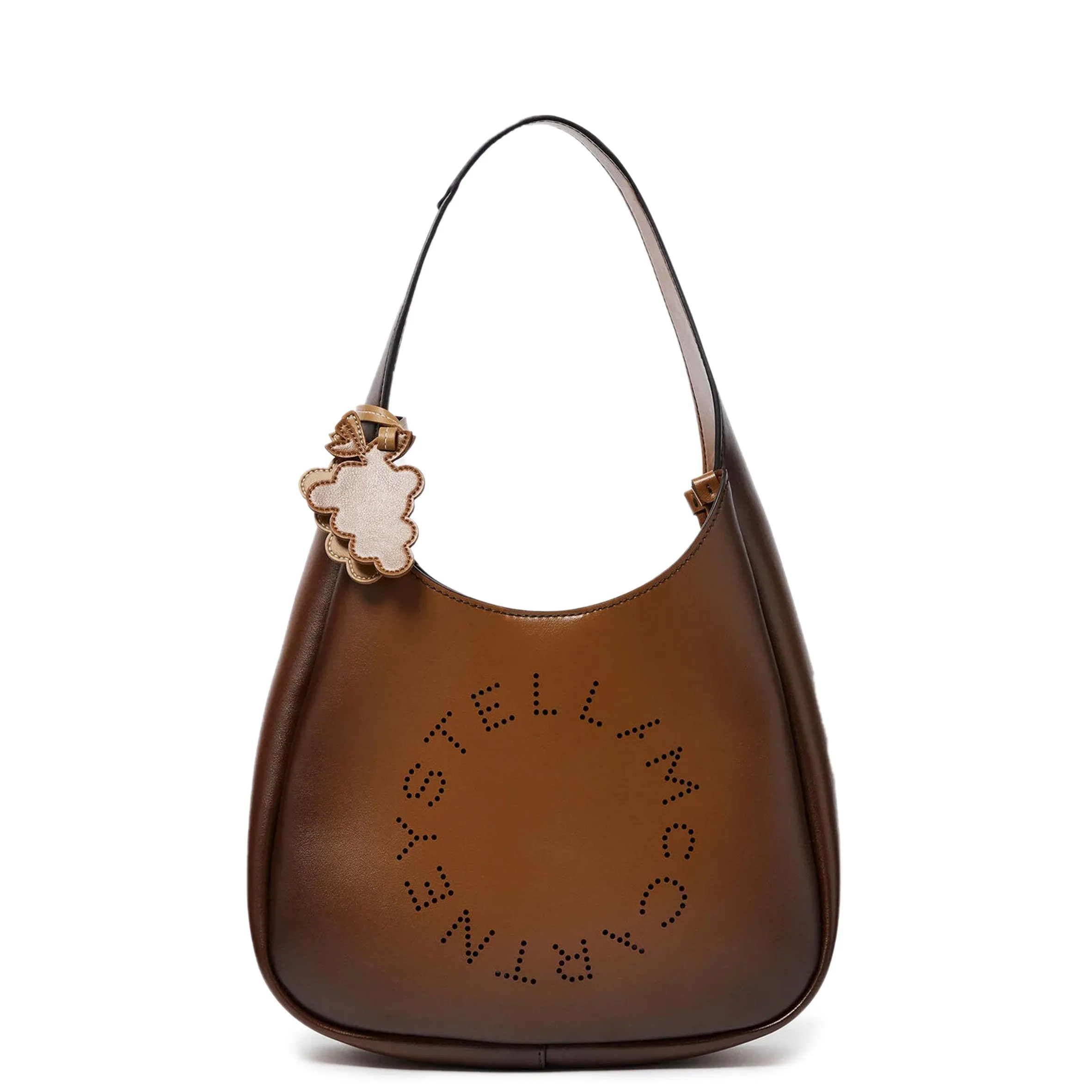 Logo Hobo Klein, Gealterter Cognac Taschen_Stella Mccartney_Taschen