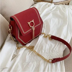 Longlight Damen Modische Schultertasche PU / Mattes Polyester Luxus-Leder Markenhandtasche Umhängetaschen Für Damen 2020 Fashion Nova Taschen