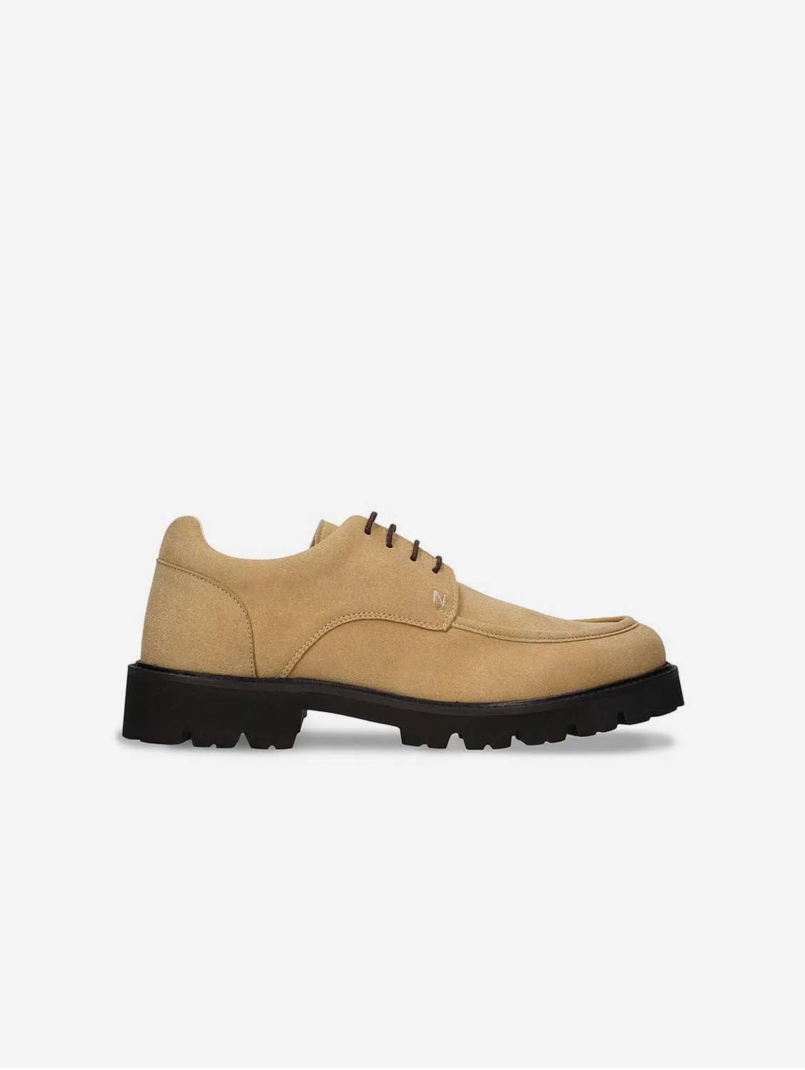 Luke Herren-Vegane Wildleder Derby-Schuhe | Beige