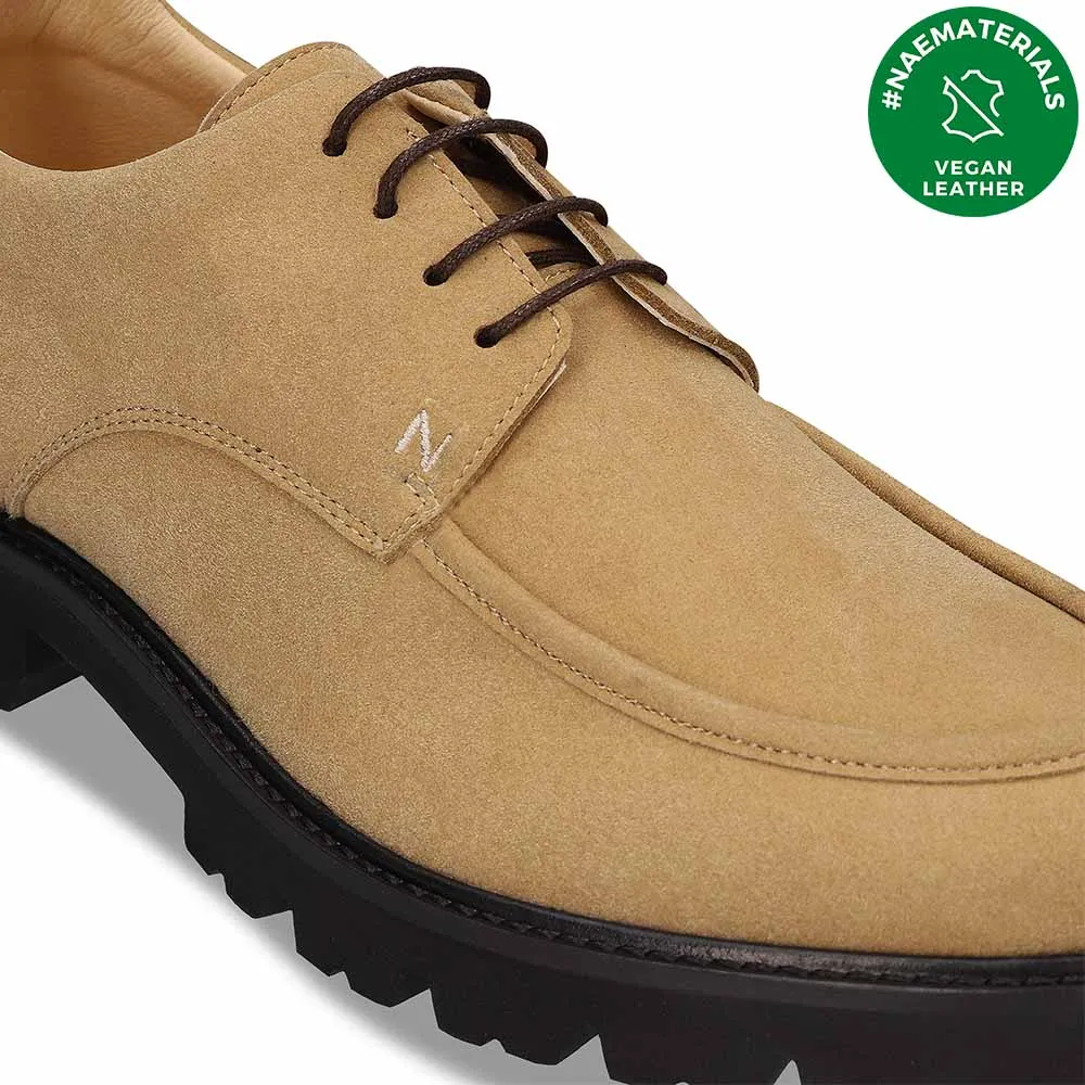 Luke Herren-Vegane Wildleder Derby-Schuhe | Beige