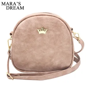 Mara's Dream 2019 Mode Damen Handtasche Messenger Bags PU Leder Umhängetasche Damen Crossbody Mini Tasche Krone Abendtasche Fashion Nova Taschen
