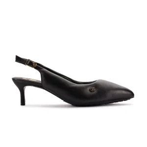   Martine Rose Wmns CUR Sling 1 'Schwarzes Leder'