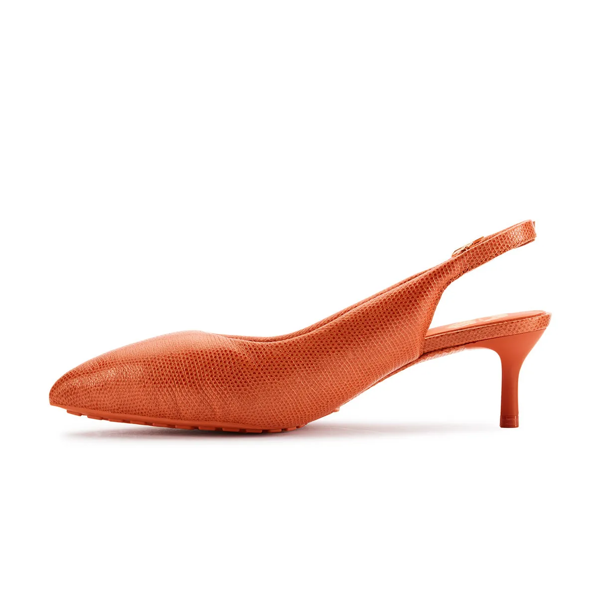   Martine Rose Damen CUR Sling 1 'Orange Interessantes Leder'