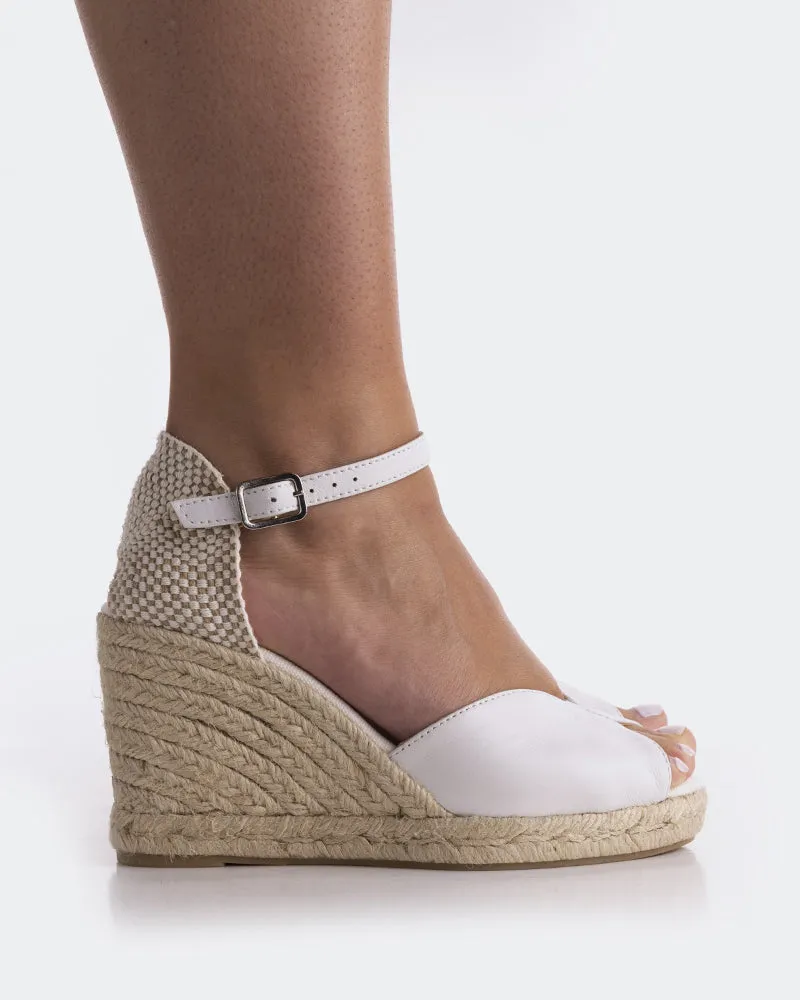 Marzia Weißes Leder