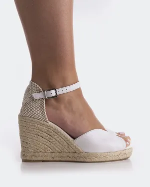 Marzia Weißes Leder
