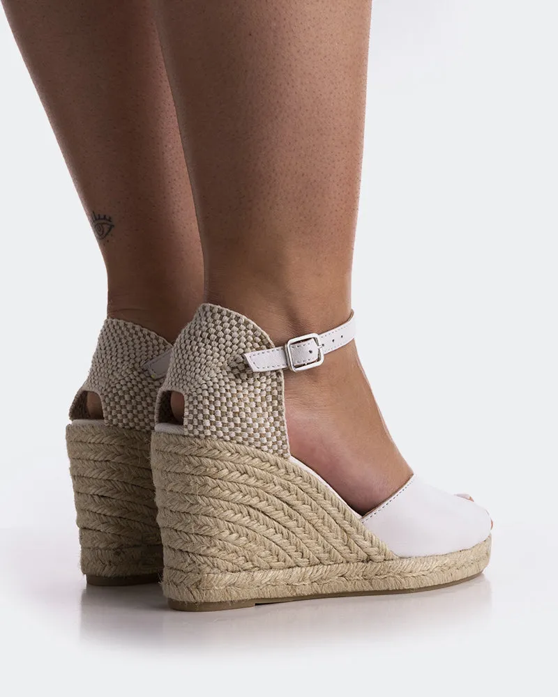 Marzia Weißes Leder