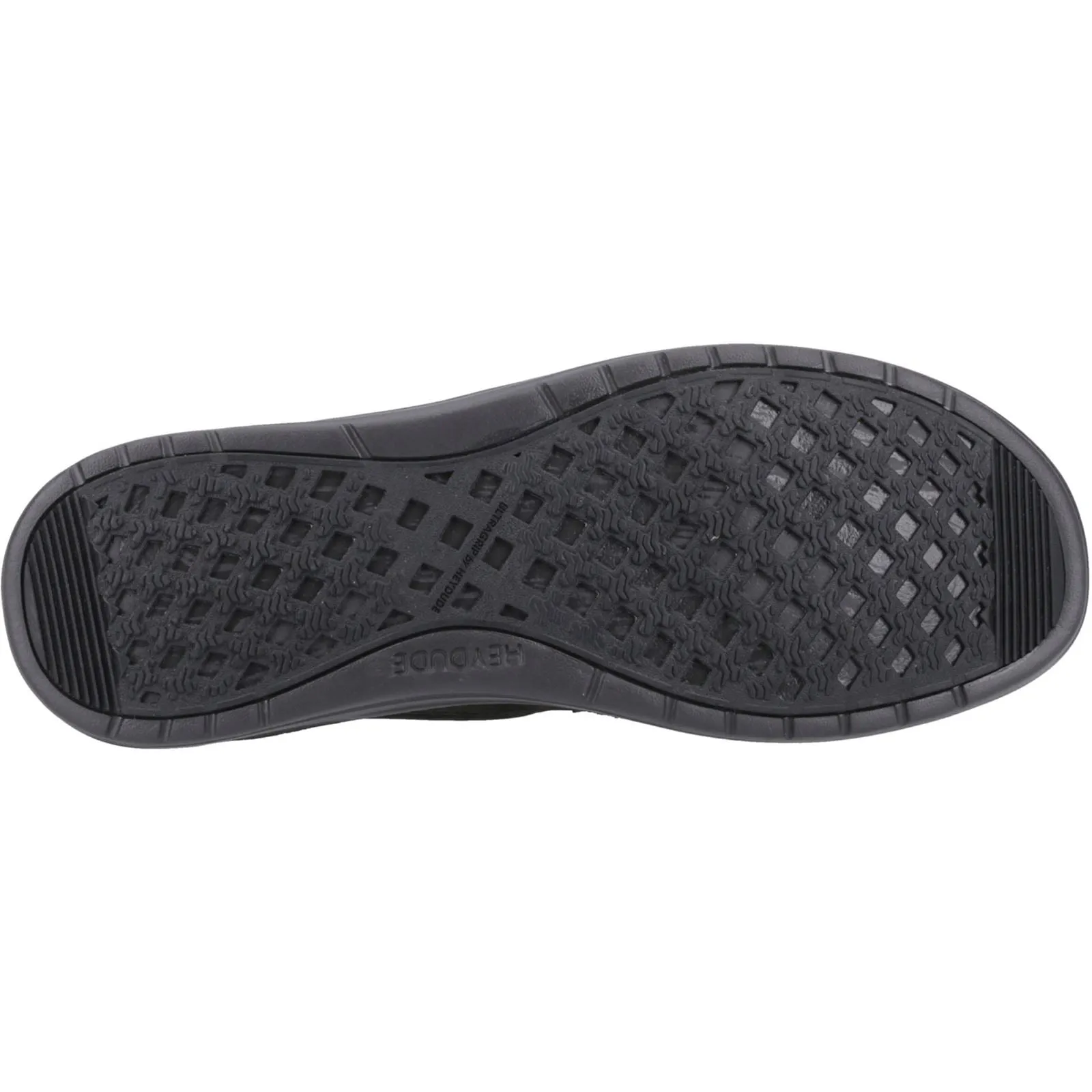 Herren Heydude 40173 Wally Grip Moc Handgefertigte Lederschuhe - Schwarz
