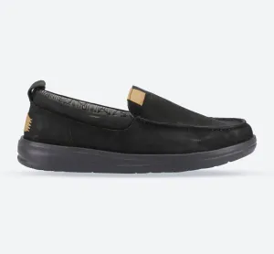 Herren Heydude 40173 Wally Grip Moc Handgefertigte Lederschuhe - Schwarz