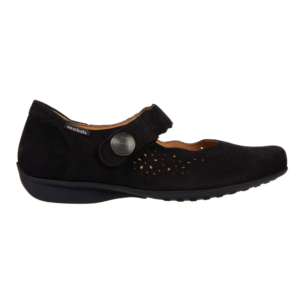 Mephisto Mobils Damen Fabienne Schwarz Nubuck Mephisto Schuhe