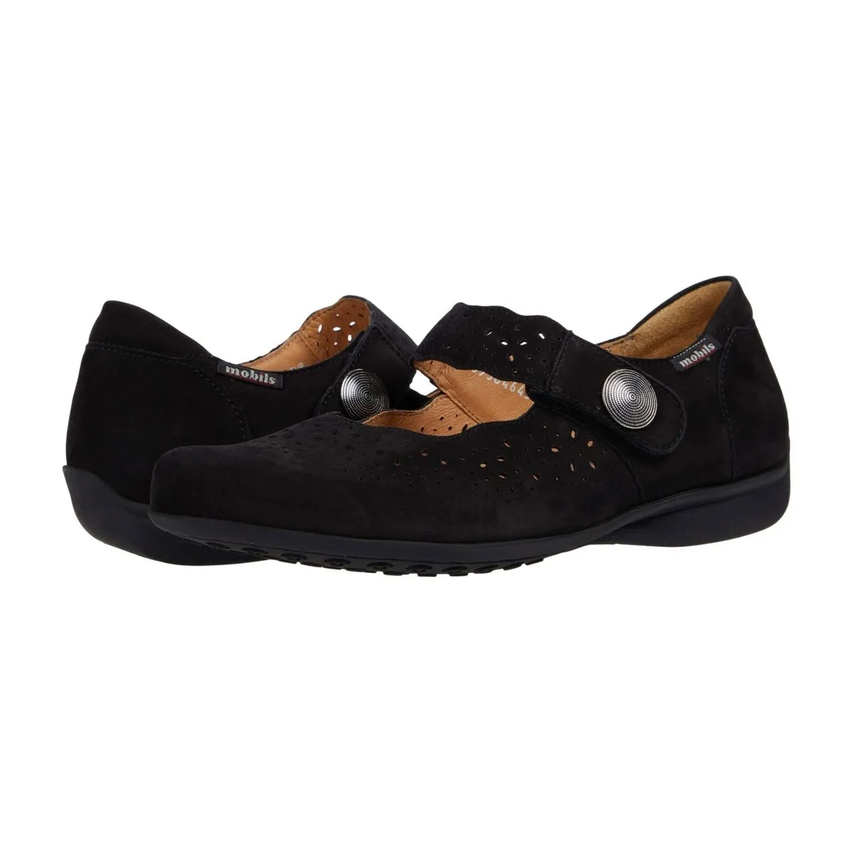 Mephisto Mobils Damen Fabienne Schwarz Nubuck Mephisto Schuhe